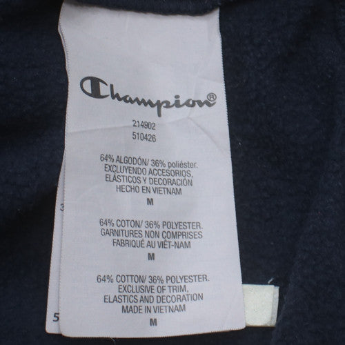 Champion Men's Blue Red Full Zip Sweatshirt M Fleece Sportswear