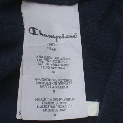 Champion Men's Blue Red Full Zip Sweatshirt M Fleece Sportswear