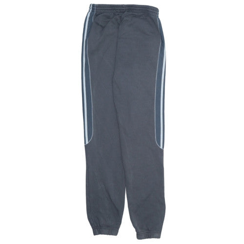 Adidas Men Grey Fleece Sweatpants M Regular Fit Tapered Joggers