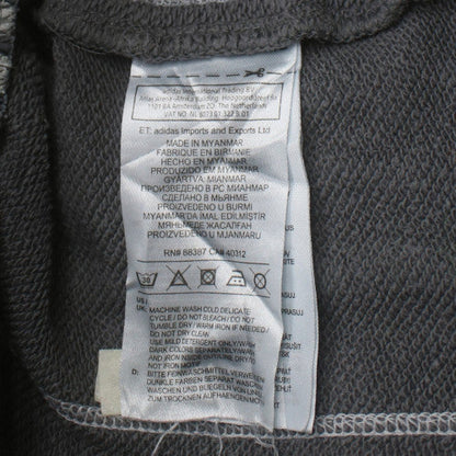 Adidas Men Grey Fleece Sweatpants M Regular Fit Tapered Joggers