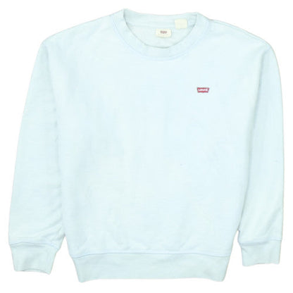 Levi's Women's Light Blue Crew Neck Pullover Sweatshirt Size S