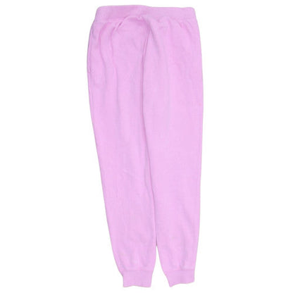 Champion Womens Pink Small Fleece Cuffed Sweatpants Casual Trousers