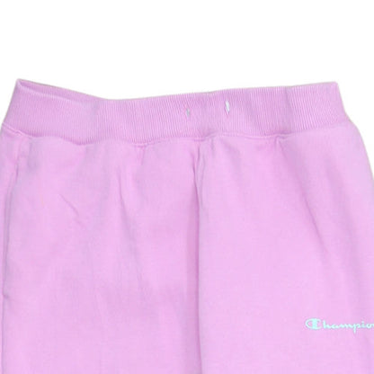 Champion Womens Pink Small Fleece Cuffed Sweatpants Casual Trousers