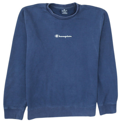 Champion Men's Blue Crew Neck Pullover Sweatshirt Size L