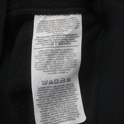 Nike Men's Black Small Pullover Fleece Sweatshirt Crew Neck