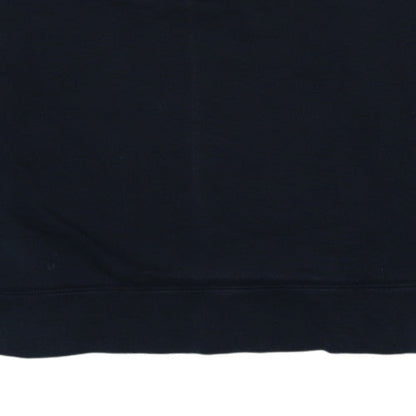 Nike Women's Black 1/2 Zip Sweatshirt Size M Cotton Fleece Pullover