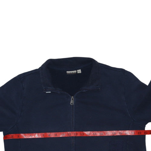 Napapijri Men’s Blue Full Zip Fleece Sweatshirt M