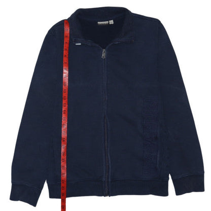 Napapijri Men’s Blue Full Zip Fleece Sweatshirt M