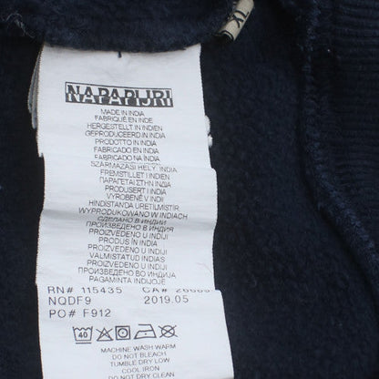 Napapijri Men’s Blue Full Zip Fleece Sweatshirt M