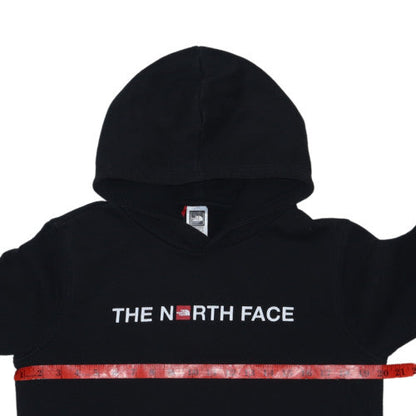 The North Face Boys Black XL Pullover Hoodie 100% Cotton Logo Sweatshirt