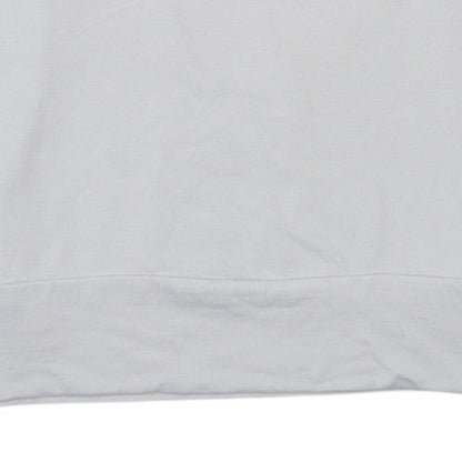 Emporio Armani EA7 Men's White Logo Crew Neck Sweatshirt Size L
