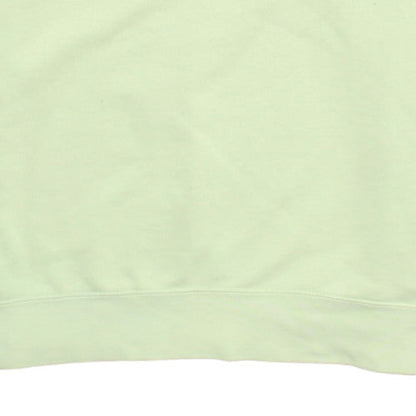 Nike Women Green Logo Crew Neck Long Sleeve Sweatshirt L