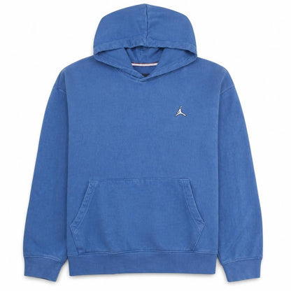 Jordan Men's Blue XL Pullover Hoodie with Logo - Classic Style
