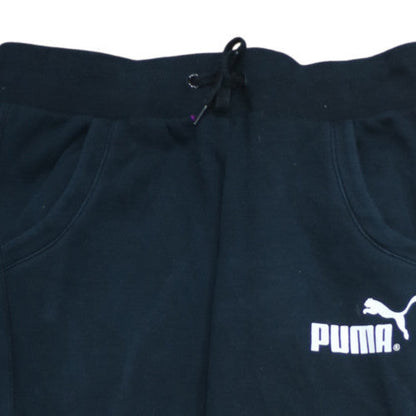 Puma Women's Black Jogger Trousers Size 18 Fleece Sport Style