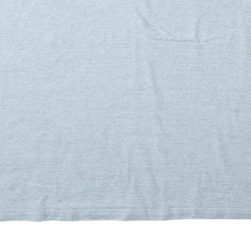 Champion Men's Grey 3XLT V-Neck Cotton Blend Athletic T-Shirt