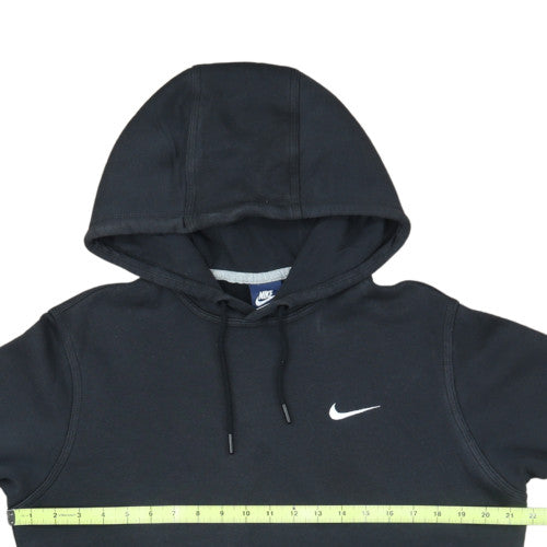 Nike Men's Black Pullover Hoodie M Fleece Logo Sportswear