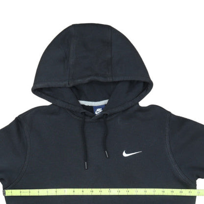 Nike Men's Black Pullover Hoodie M Fleece Logo Sportswear