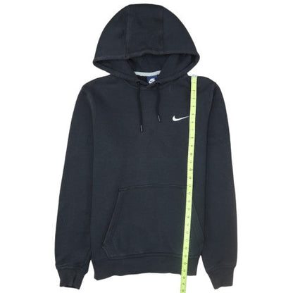 Nike Men's Black Pullover Hoodie M Fleece Logo Sportswear