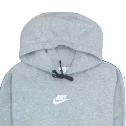 Nike Men's Grey Pullover Hoodie L Graphic Sports Fleece