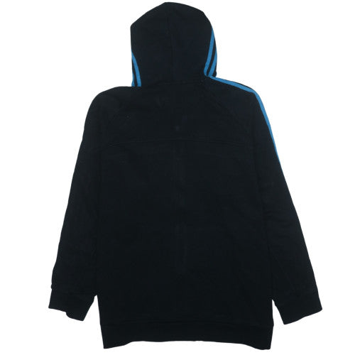 Adidas Mens Black 2XL Full Zip Hoodie Fleece Sportswear