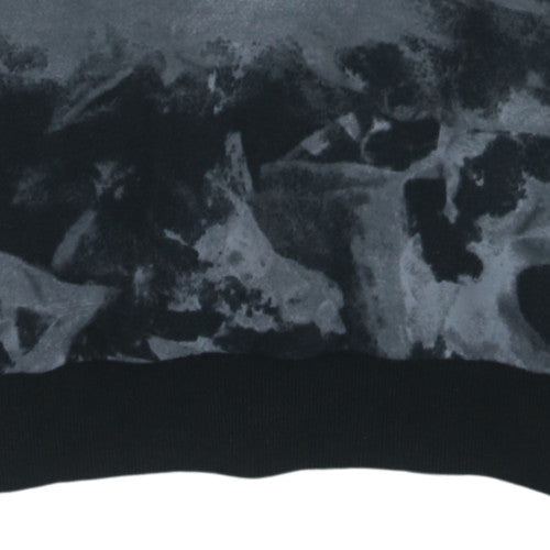 Reebok Men's Black Tie-Dye Pullover Fleece Sweatshirt Size M