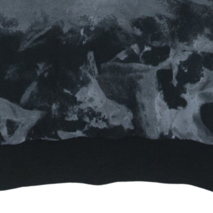 Reebok Men's Black Tie-Dye Pullover Fleece Sweatshirt Size M