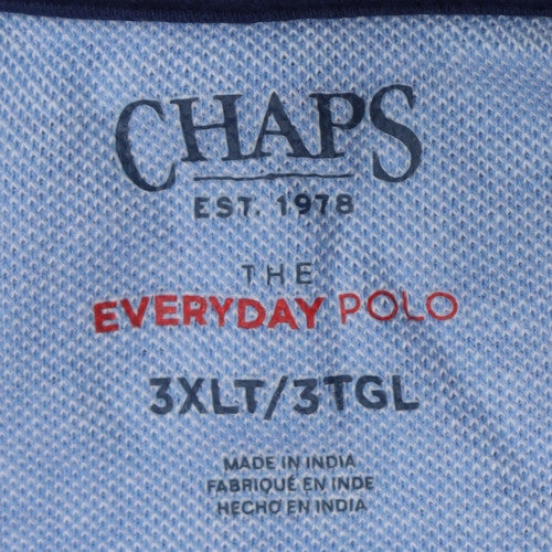 Chaps Men’s Red 3XLT Regular Fit Cotton Polo Shirt