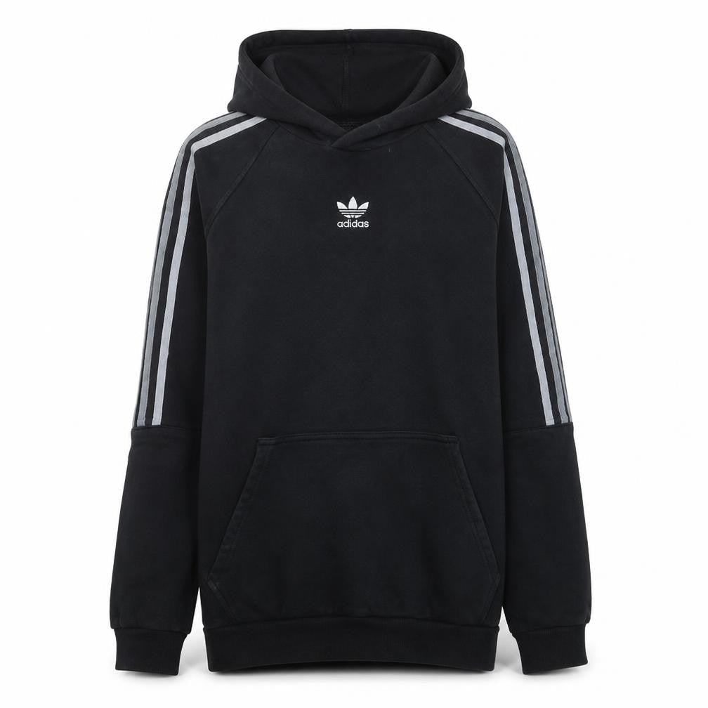Adidas Men's Black Pullover Hoodie M Regular Fit Sports Style