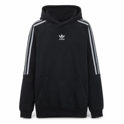Adidas Men's Black Pullover Hoodie M Regular Fit Sports Style