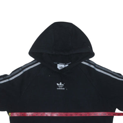Adidas Men's Black Pullover Hoodie M Regular Fit Sports Style