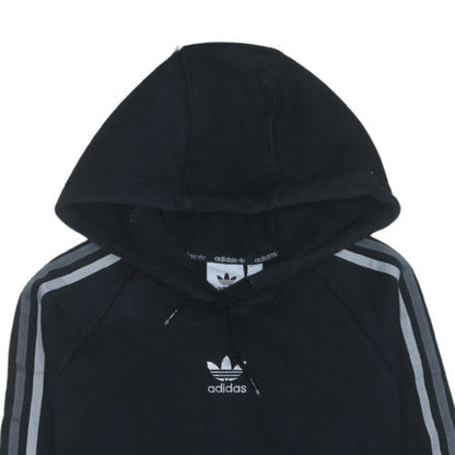 Adidas Men's Black Pullover Hoodie M Regular Fit Sports Style