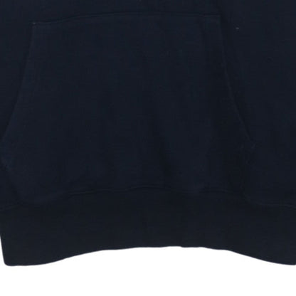 Champion Men's Black XL Pullover Hoodie with Logo Detail