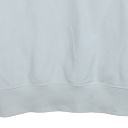 Nike Women White XS Pullover Sweatshirt Crew Neck Logo Cotton