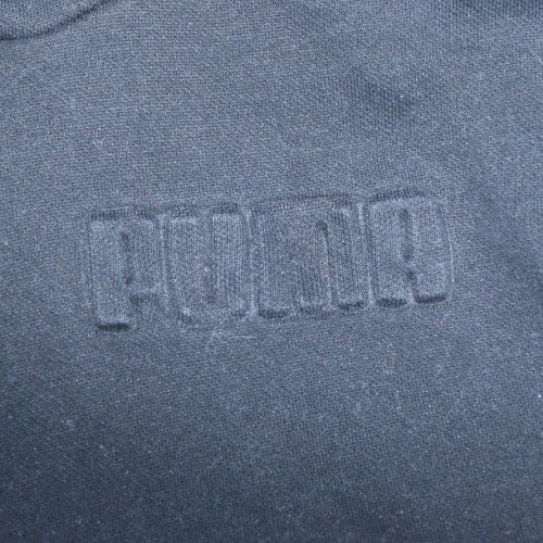 Puma Men's Black Pullover Hoodie Small Regular Fit Fleece