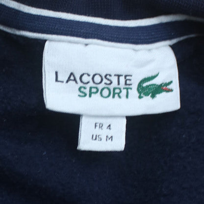 Lacoste Sport Men's Navy Full Zip Sweatshirt M Cotton Blend