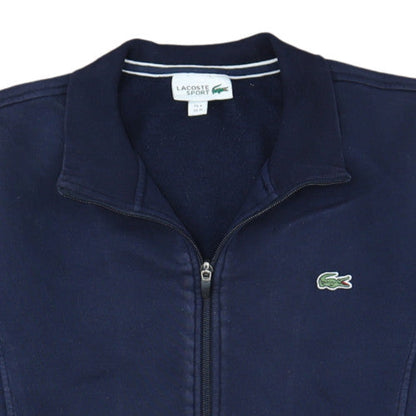 Lacoste Sport Men's Navy Full Zip Sweatshirt M Cotton Blend