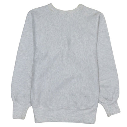 Champion Womens Grey Reverse Weave Pullover Sweatshirt Large University Graphic