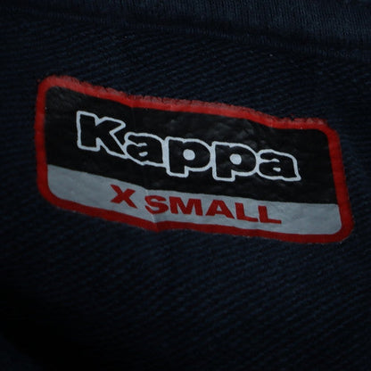 Kappa Men's Black XS Pullover Hoodie with Logo Graphic Print