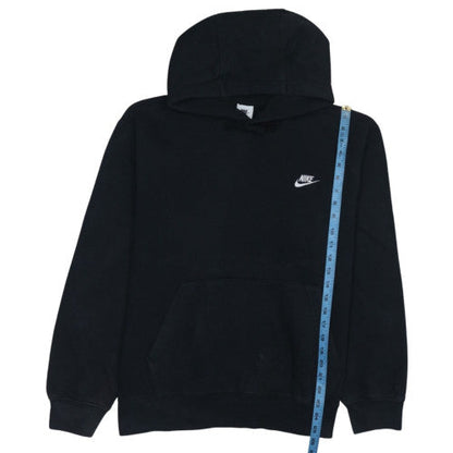 Nike Mens Black Pullover Hoodie L Cotton Blend Sweatshirt
