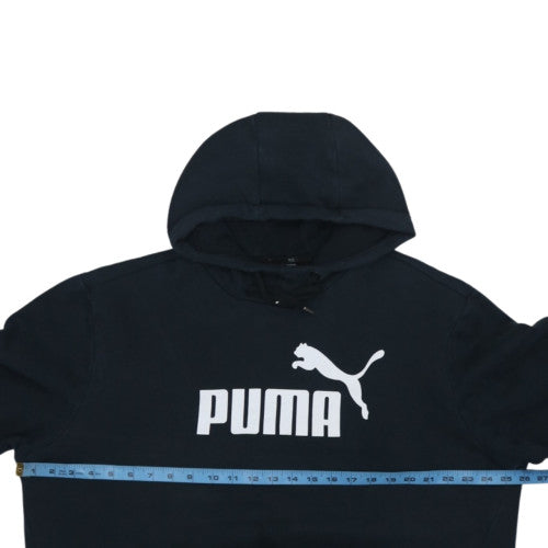 Puma Men's Black XL Pullover Hoodie Fleece Graphic Sportswear