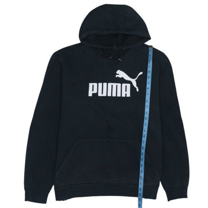 Puma Men's Black XL Pullover Hoodie Fleece Graphic Sportswear
