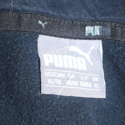 Puma Men's Black XL Pullover Hoodie Fleece Graphic Sportswear
