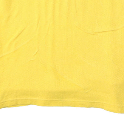 Tommy Hilfiger Men’s Yellow & Blue Colourblock Polo Shirt XL