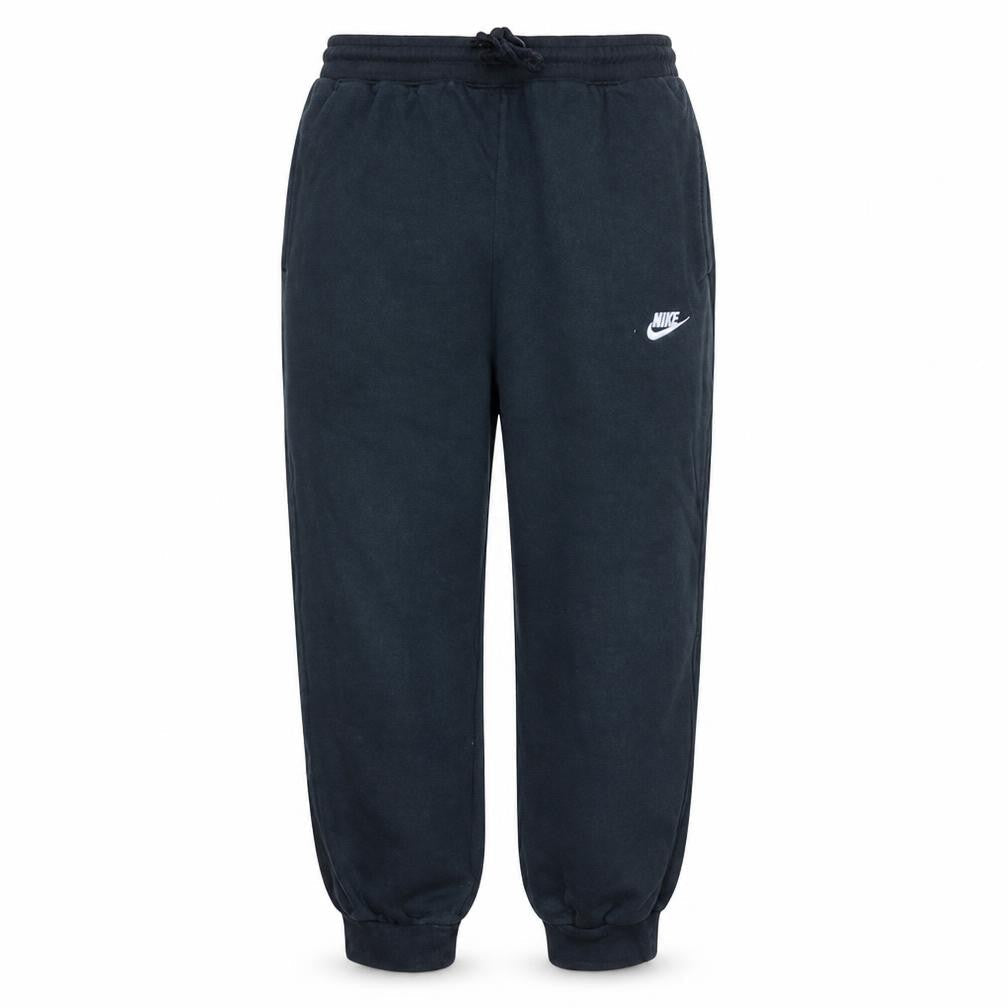 Nike Men’s Black Fleece Sweatpants L Regular Fit Drawstring Cuffed