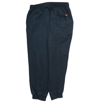 Nike Men’s Black Fleece Sweatpants L Regular Fit Drawstring Cuffed