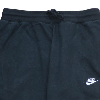 Nike Men’s Black Fleece Sweatpants L Regular Fit Drawstring Cuffed