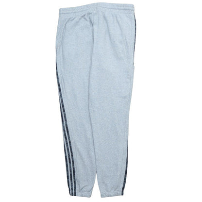 Adidas Mens Grey Jogger Sweatpants L Regular Fit Sports Trousers
