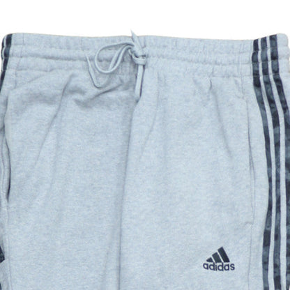 Adidas Mens Grey Jogger Sweatpants L Regular Fit Sports Trousers