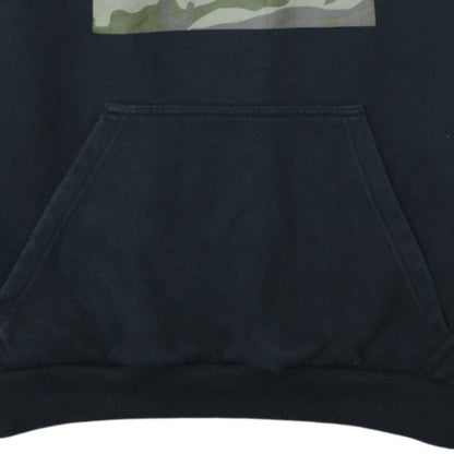 Adidas Men's Black XL Pullover Hoodie with Camouflage Logo
