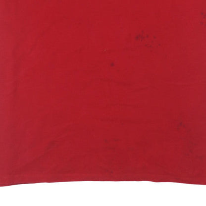 Tommy Hilfiger Men's Red 3XL Crew Neck Cotton Blend T-Shirt